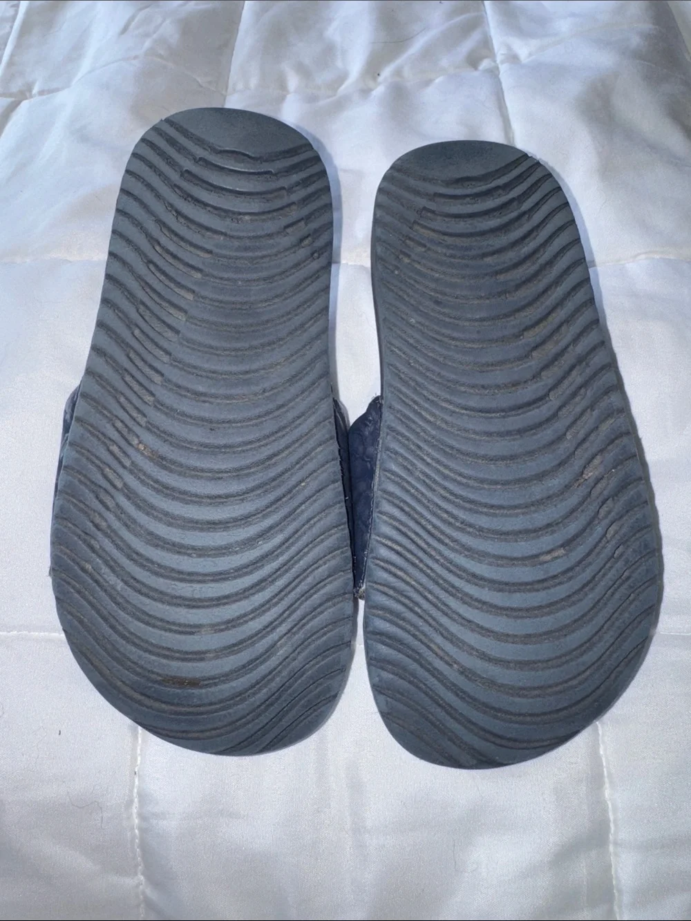Nike Purple and Black Kids Slide Sandals